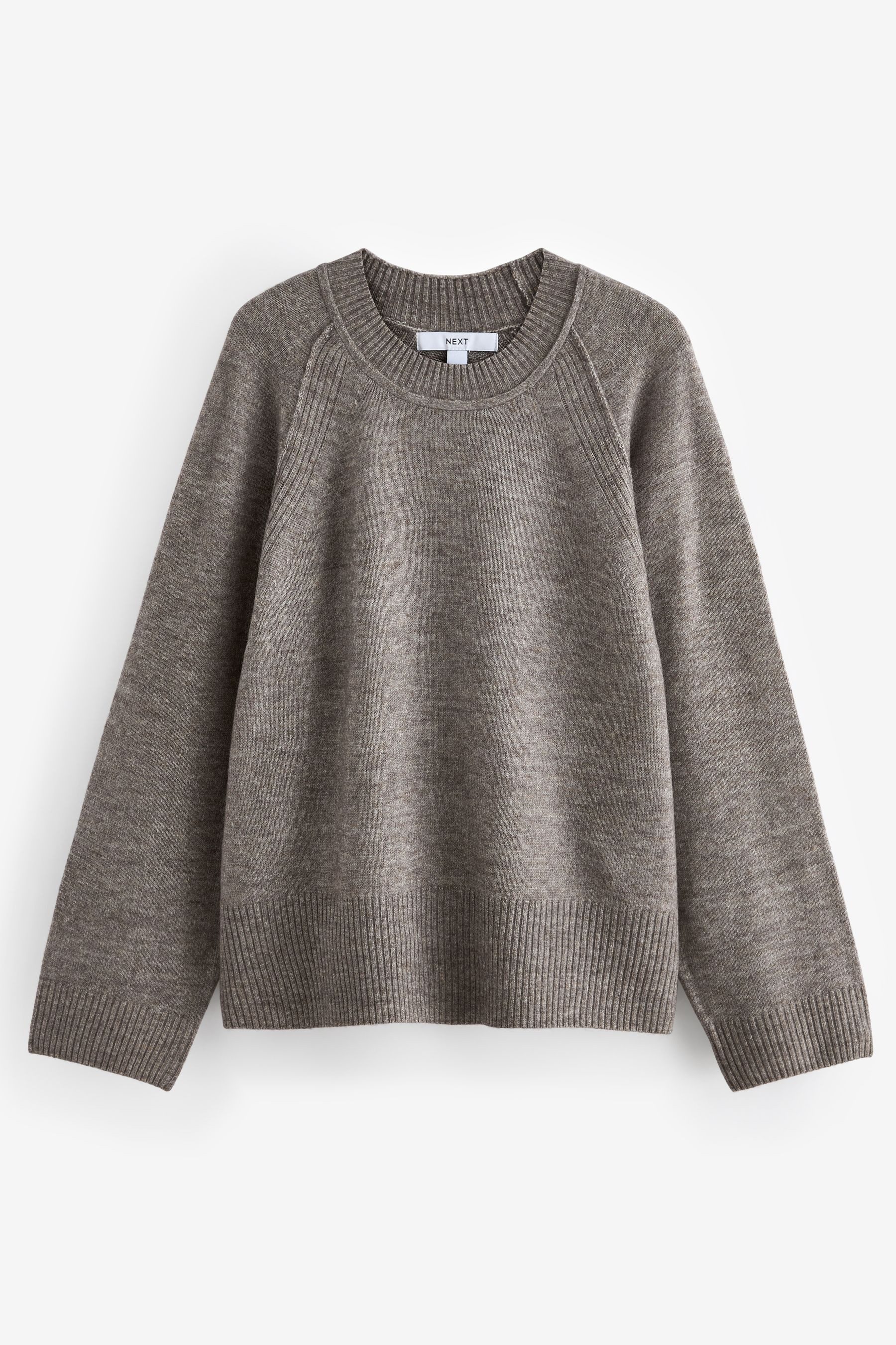 Next Rundhalspullover Pullover mit Saumdetail und günstig online kaufen