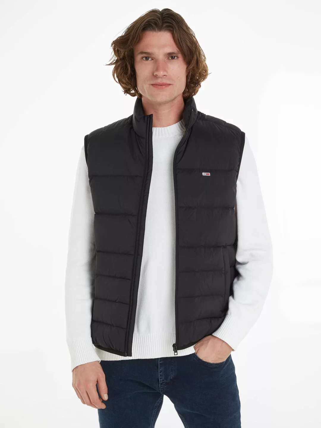 Tommy Jeans Steppweste TJM LIGHT DOWN VEST mit Logostickerei günstig online kaufen