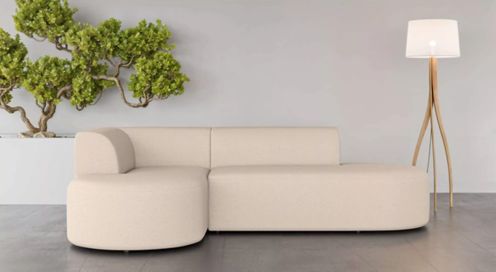 andas Ecksofa »Ecksofa Tvinne mit Ottomane links oder rechts bestellbar«, L günstig online kaufen