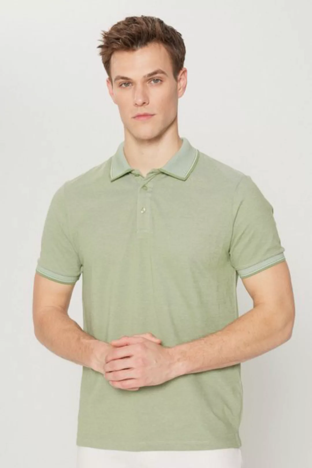 AC&Co Poloshirt AC&CO Poloshirt Männlich Slim Fit günstig online kaufen