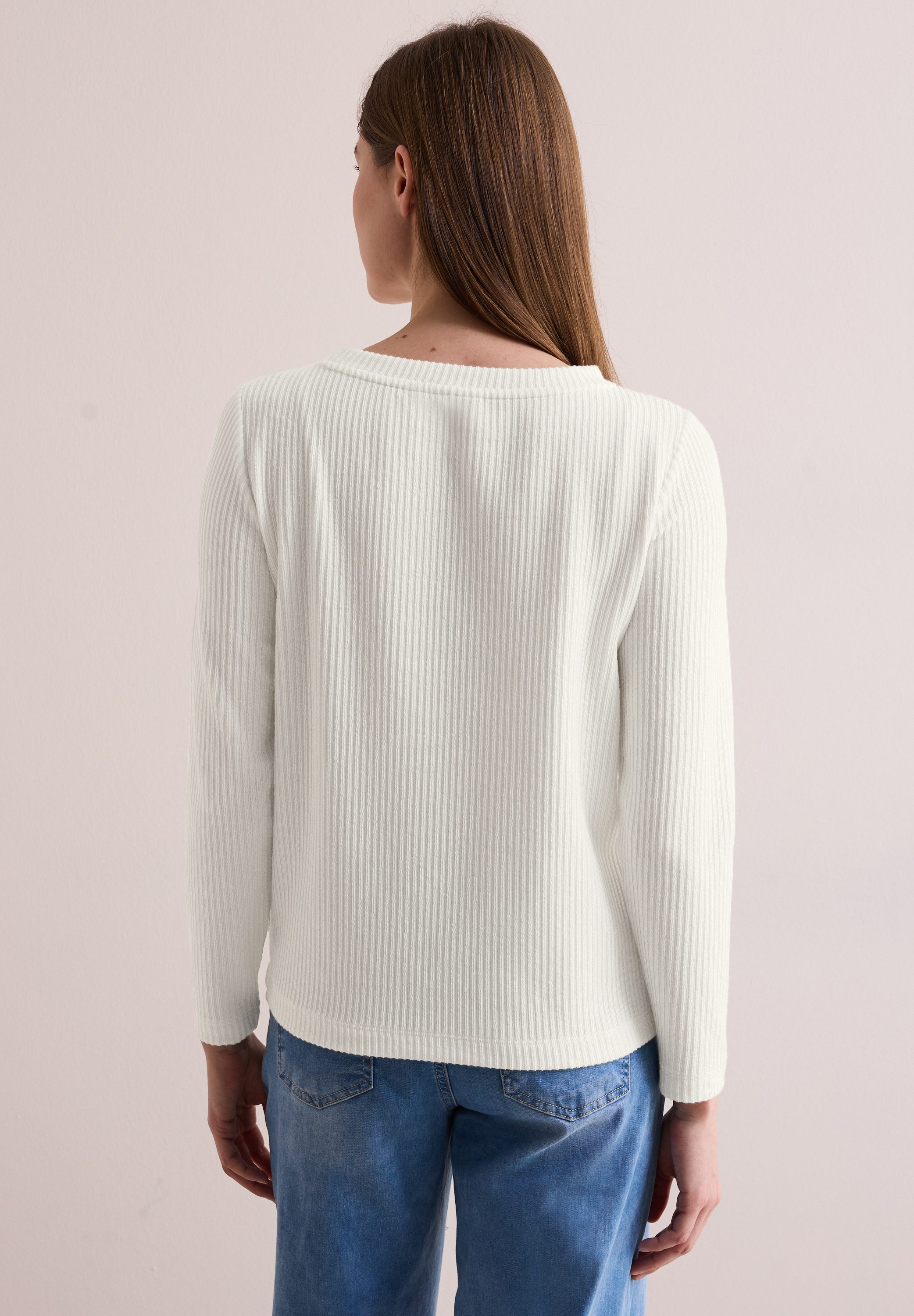 Cecil Langarmshirt, mit Struktur günstig online kaufen