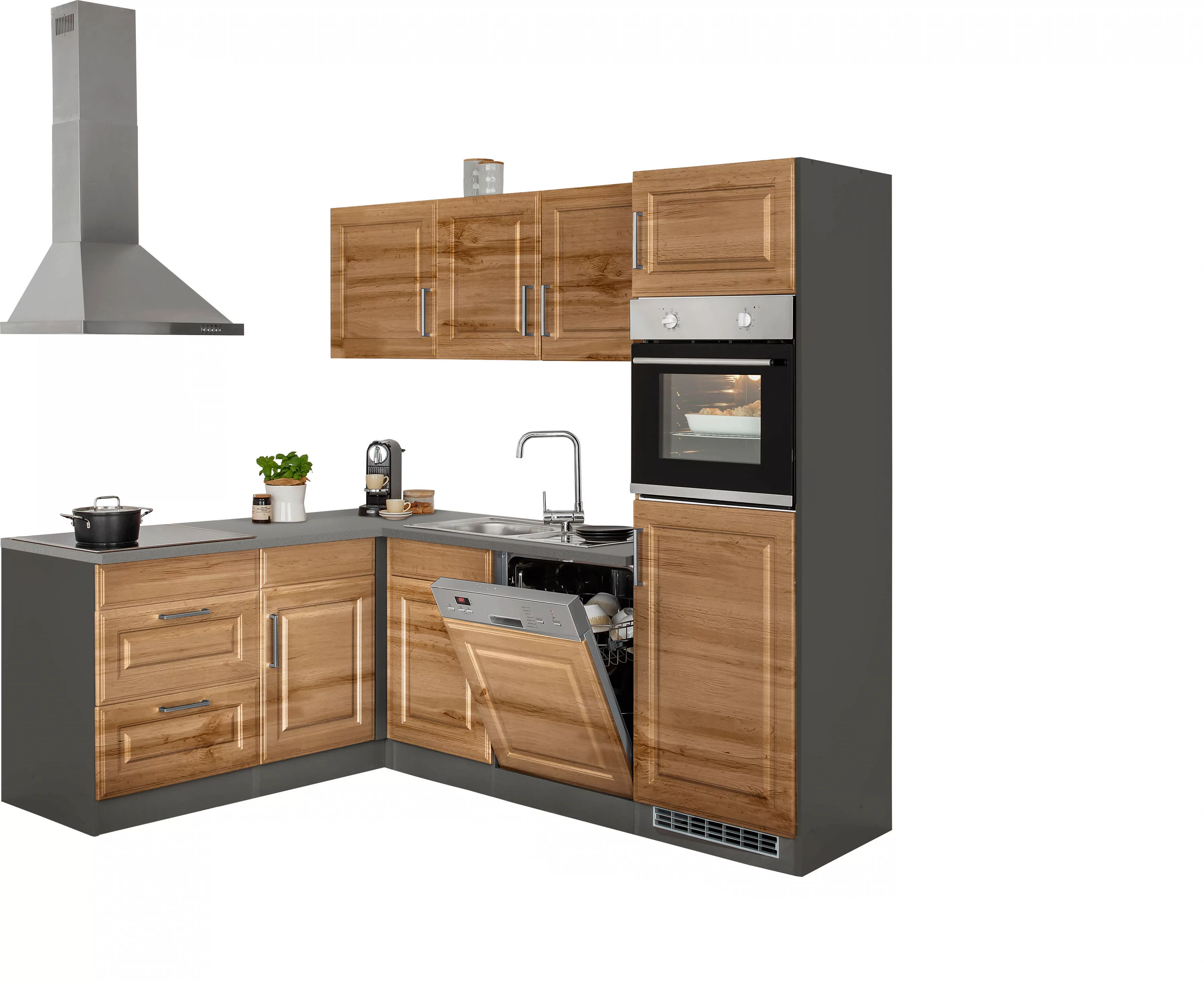 KOCHSTATION Winkelküche "KS-Stockholm", Stellbreite 230/170 cm, mit hochwer günstig online kaufen