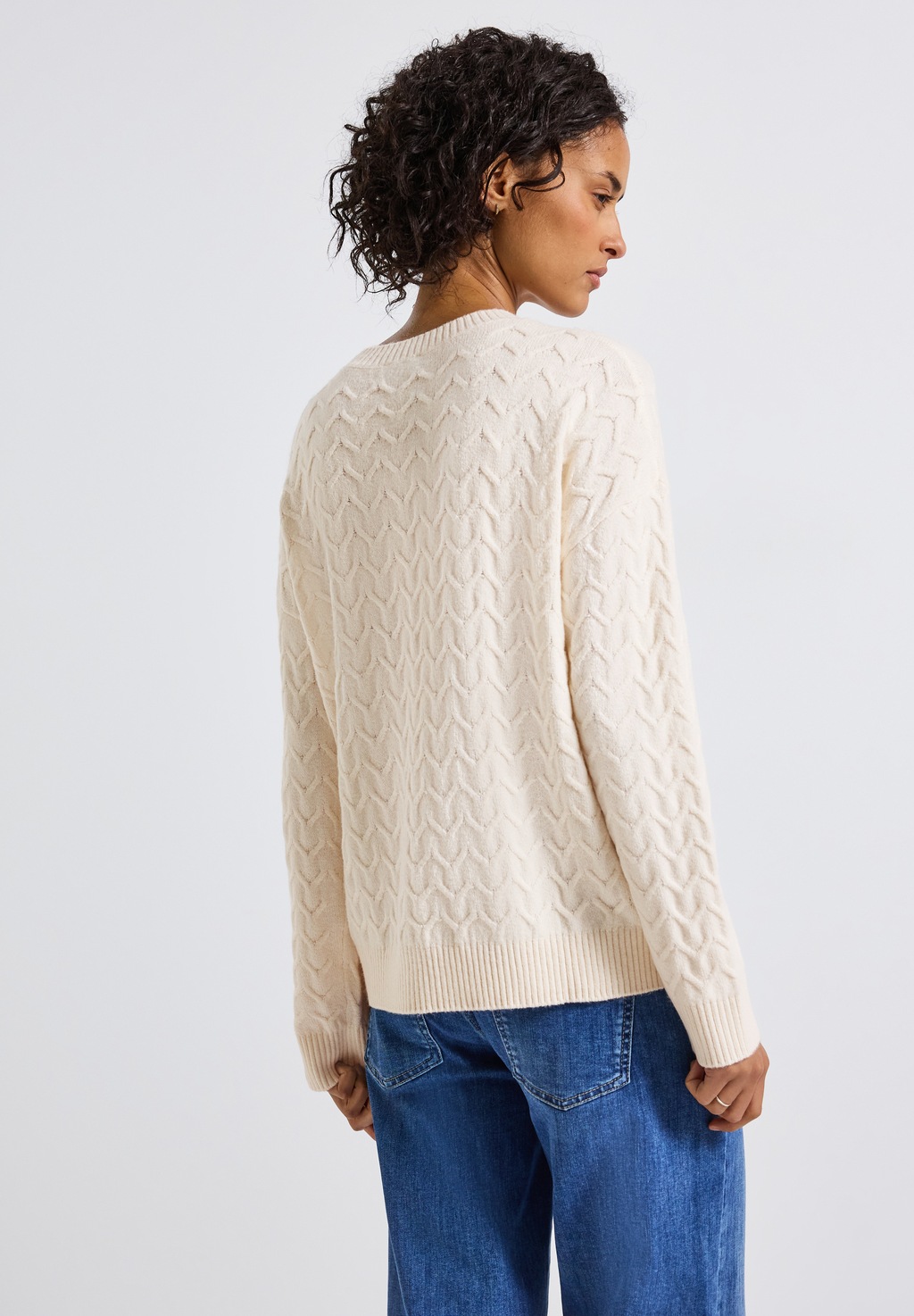STREET ONE Strickpullover, mit Rundhalsausschnitt günstig online kaufen