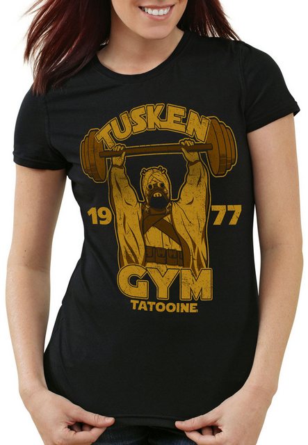 style3 T-Shirt Tatooine Gym studio fitness krieg wars imperium der sterne günstig online kaufen