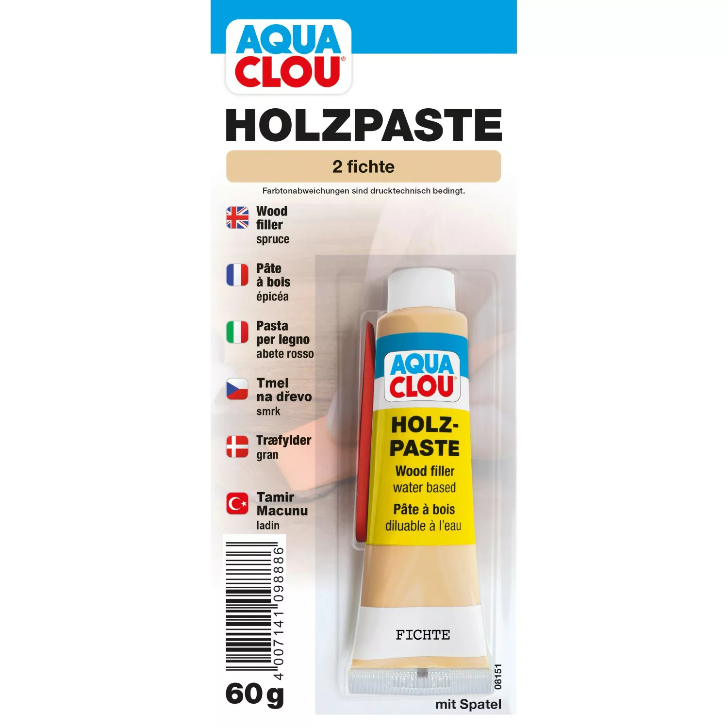 Clou Holzpaste wasserverdünnbar Fichte 60 g günstig online kaufen