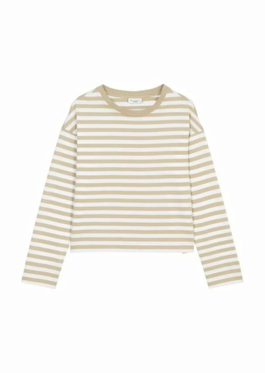 Marc O'Polo DENIM T-Shirt Damen Longsleeve aus Bio-Baumwolle Loose Fit (1-t günstig online kaufen