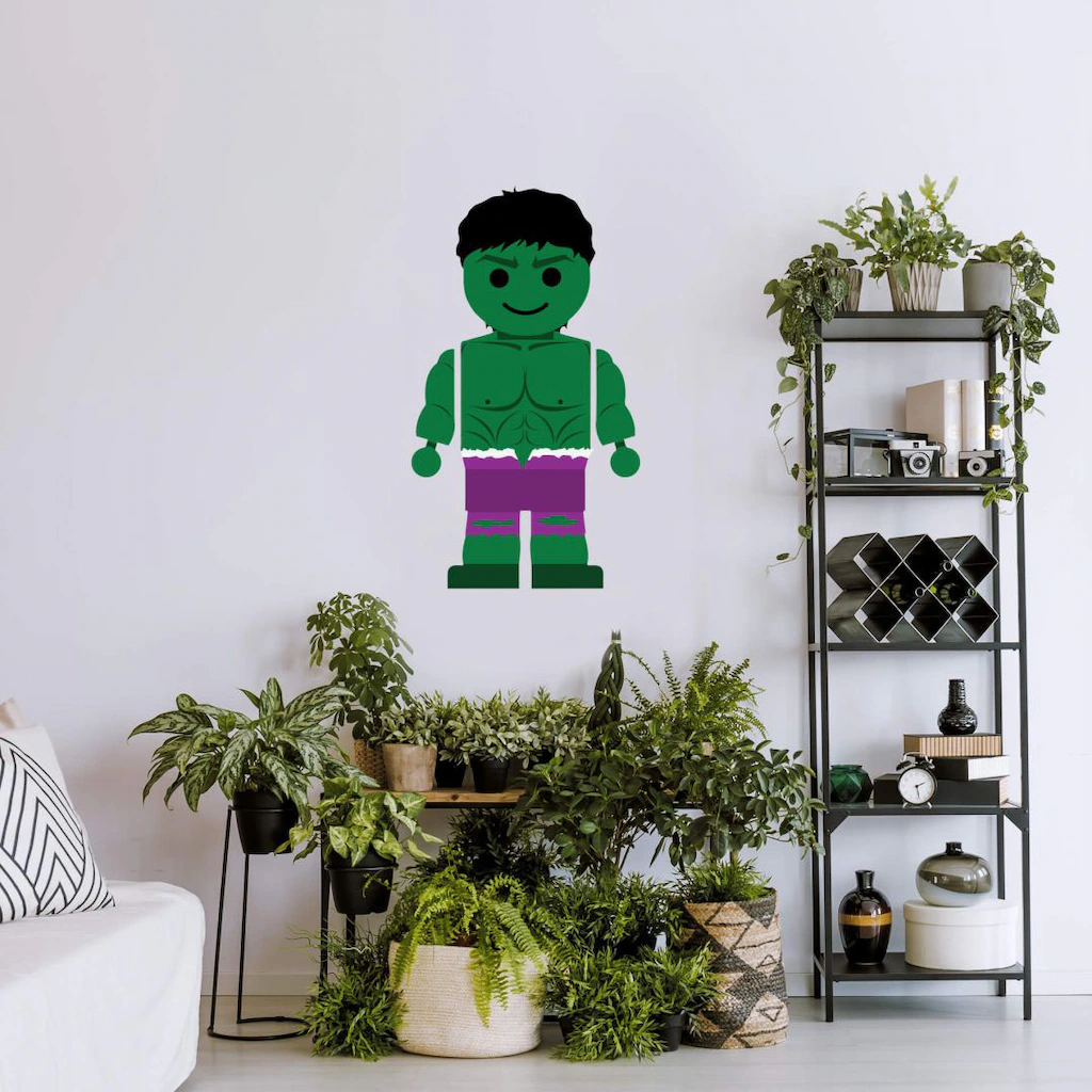Wall-Art Wandtattoo "Spielfigur The Hulk Marvel", (1 St.), selbstklebend, e günstig online kaufen