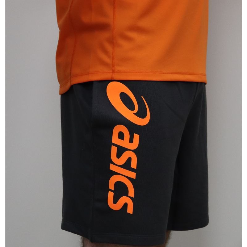 Asics Omega 7´´ Kurze Hose XL Graphite Grey / Shocking Orange günstig online kaufen