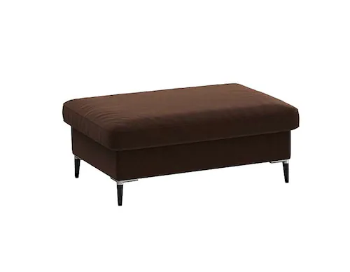 FLEXLUX Pouf »Fiore«, Kaltschaum, Füße Alu+schwarz günstig online kaufen
