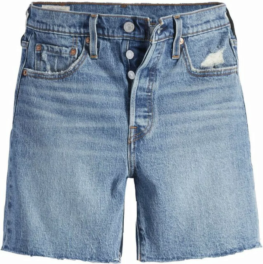 Levi's® Bermudas 501 MID THIGH SHORT mit Fransen am Saum günstig online kaufen