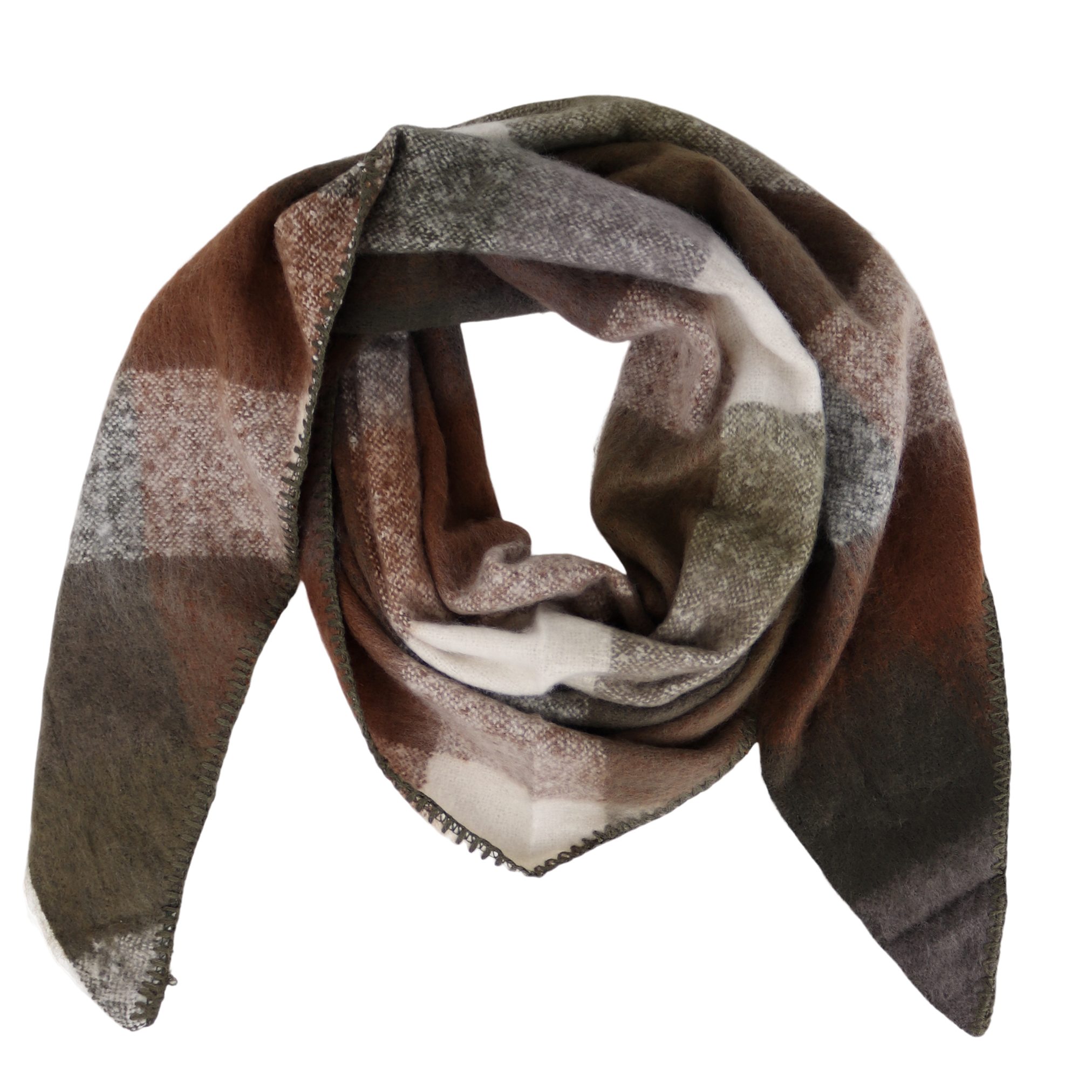 MIRROSI Dreieckstuch kuschliger und warmer Dreiecksschal günstig online kaufen
