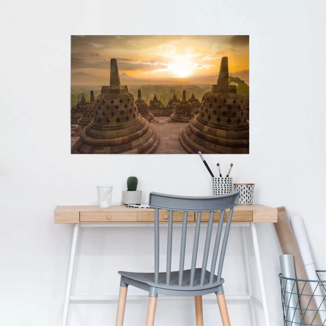 Reinders Poster "Stupas Borobudur" günstig online kaufen