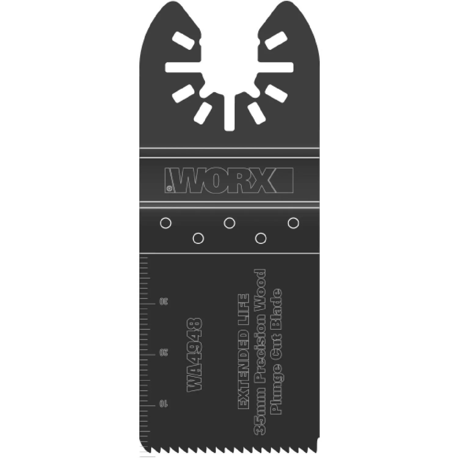 Worx ELife-Präzisions-Bimetall-Sägeblatt für Sonicrafter WA4948 35 mm günstig online kaufen