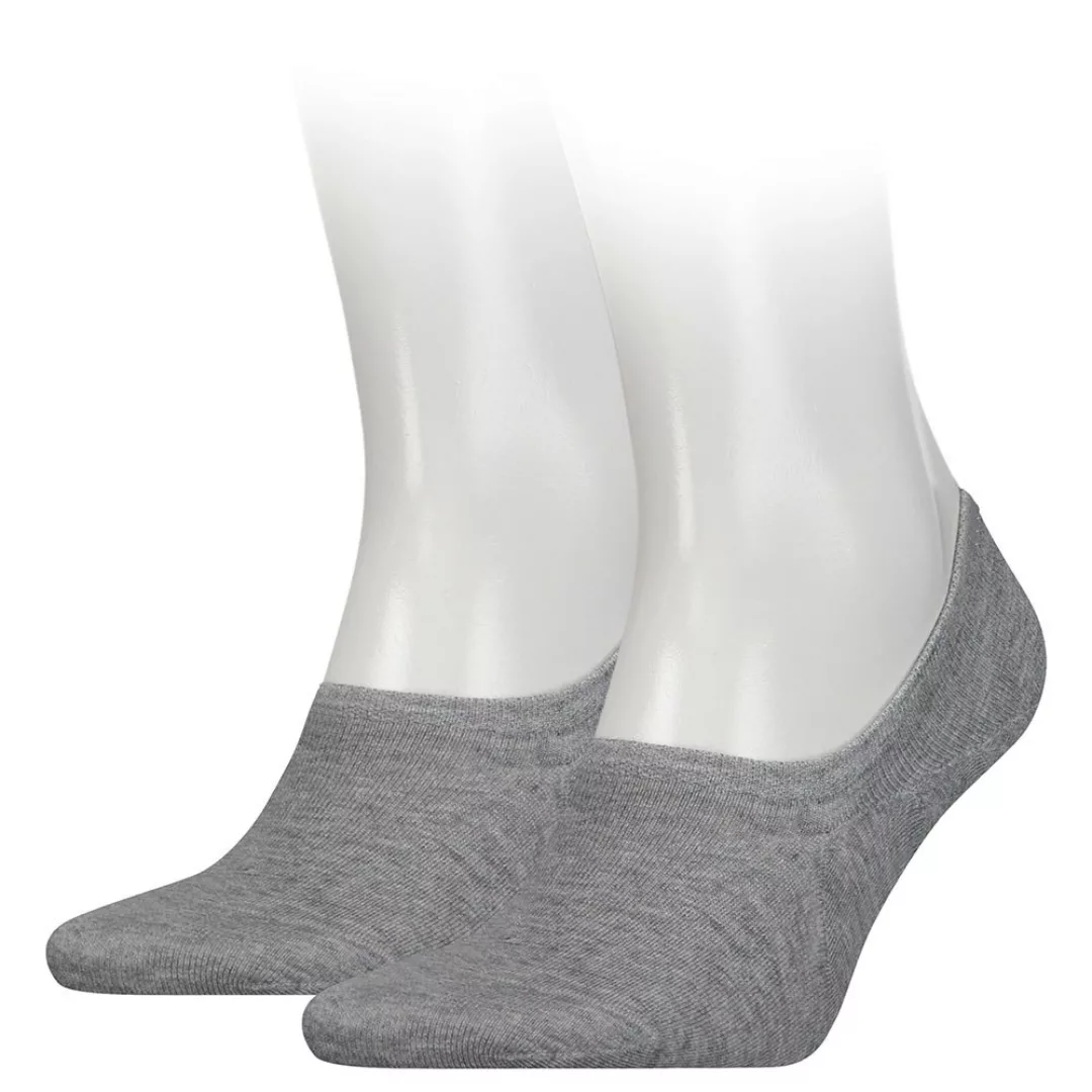Tommy Hilfiger Footie Socken 2 Paare EU 43-46 Middle Grey Melange günstig online kaufen