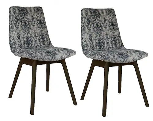 andas 4-Fußstuhl "Ramon", (Set), 2 St., Struktur grob, mit Massivholzbeinen günstig online kaufen