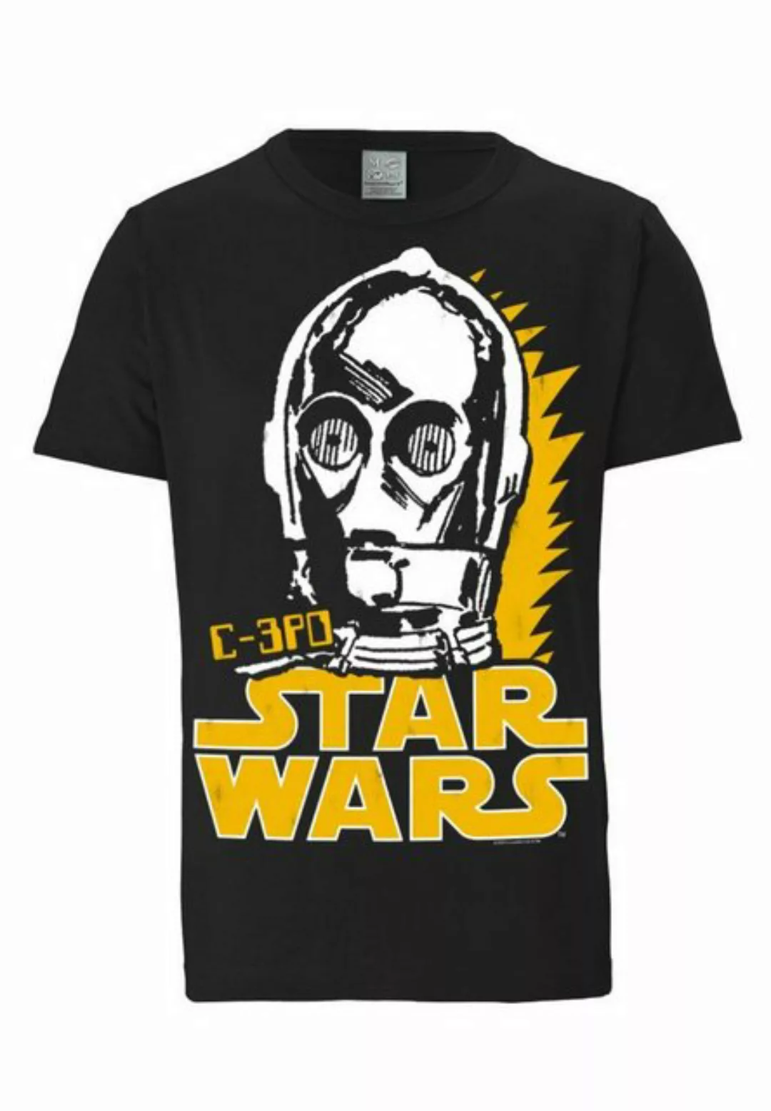 LOGOSHIRT T-Shirt C-3PO - Krieg der Sterne mit coolem Frontprint günstig online kaufen