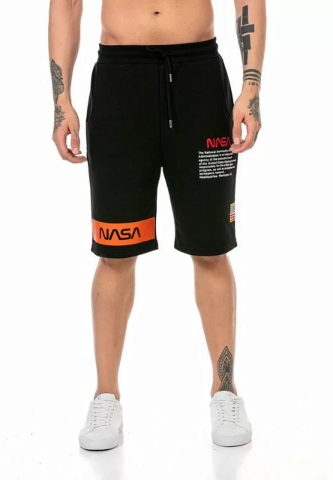 RedBridge Shorts Plano mit gesticktem NASA-Motiv günstig online kaufen