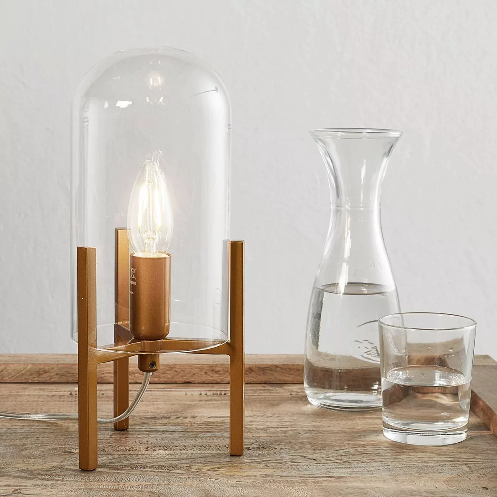 By Rydéns Smokie Tischlampe, gold günstig online kaufen