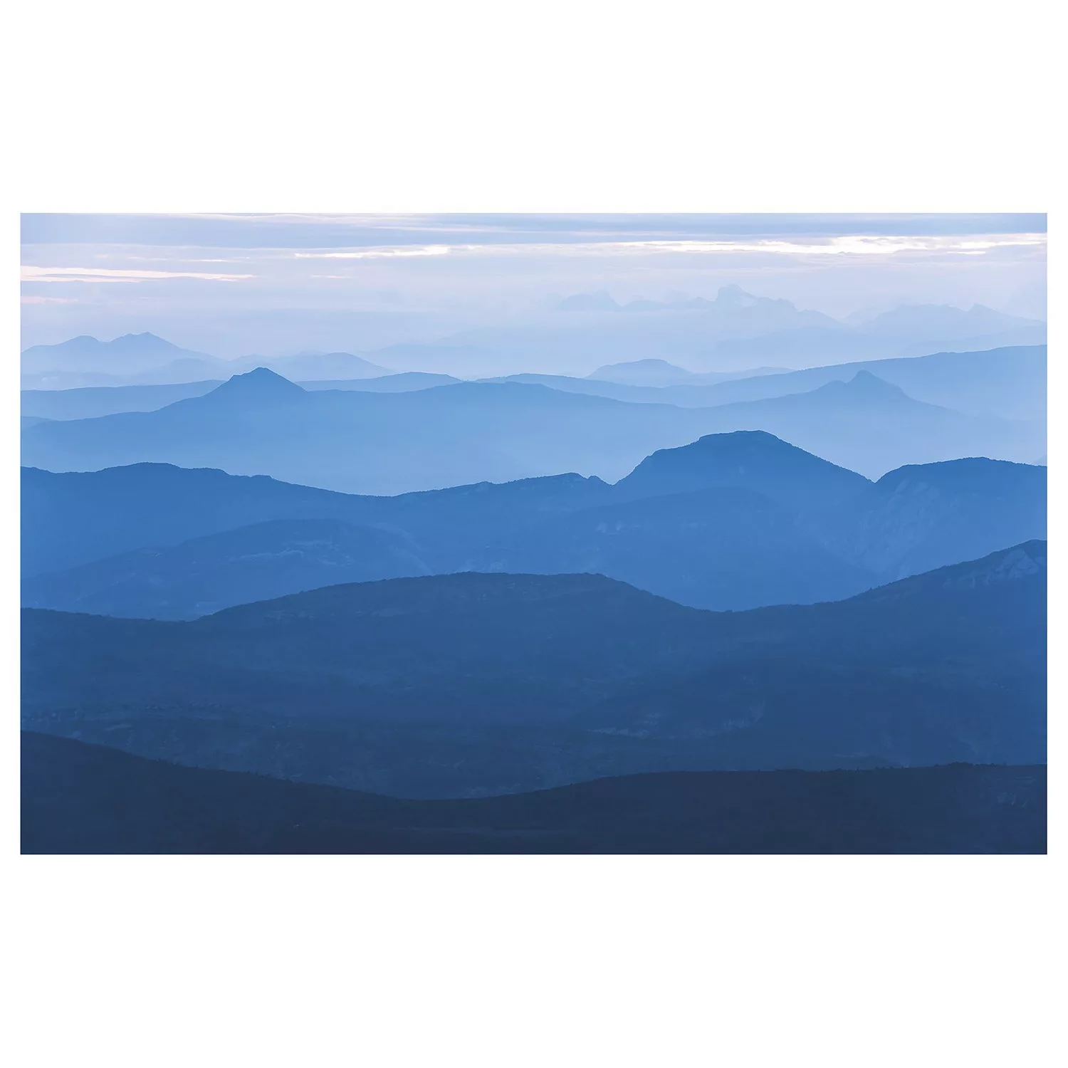 KOMAR Vlies Fototapete - Blue Mountain - Größe 400 x 250 cm mehrfarbig günstig online kaufen