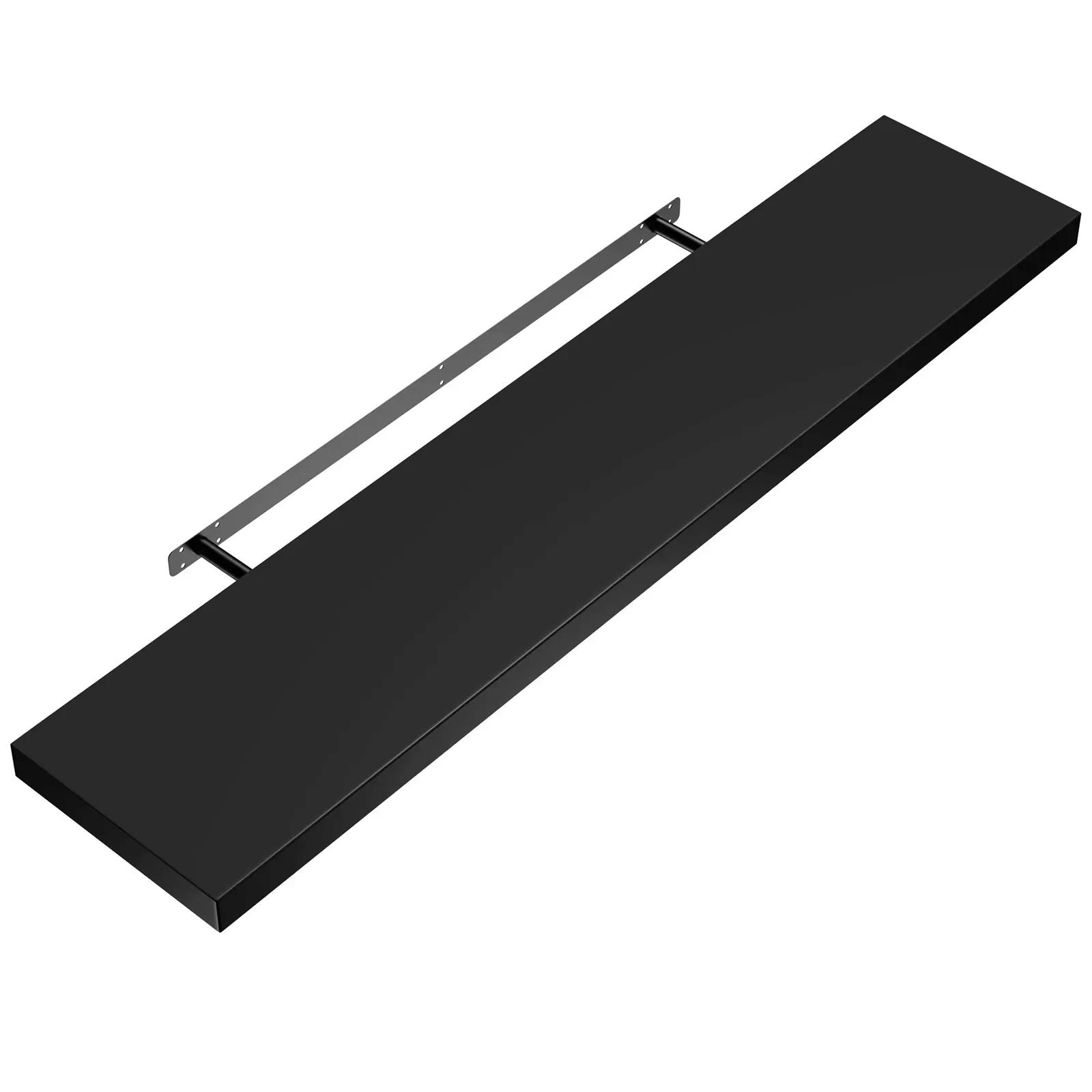 Wandregal Schweberegal 110cm Schwarz + Halterung günstig online kaufen