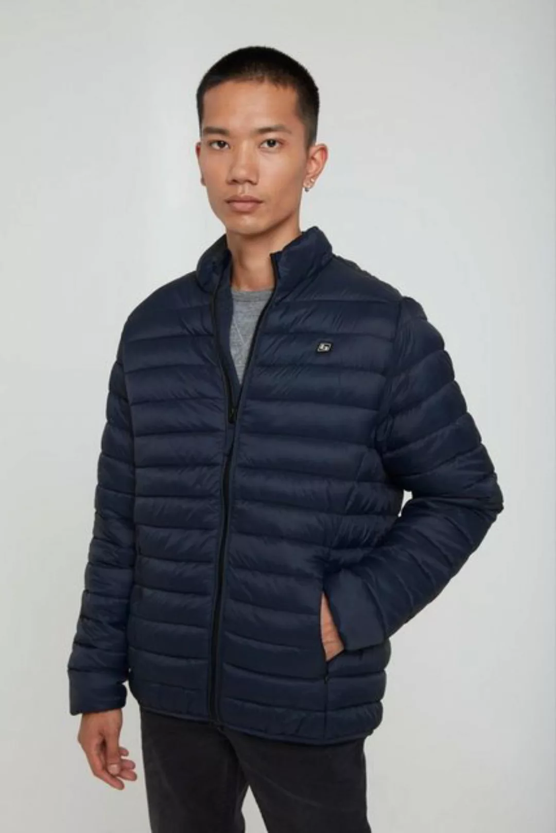 Blend Blouson Leichte Steppjacke Wattierte Basic Übergangsjacke ohne Kapuze günstig online kaufen