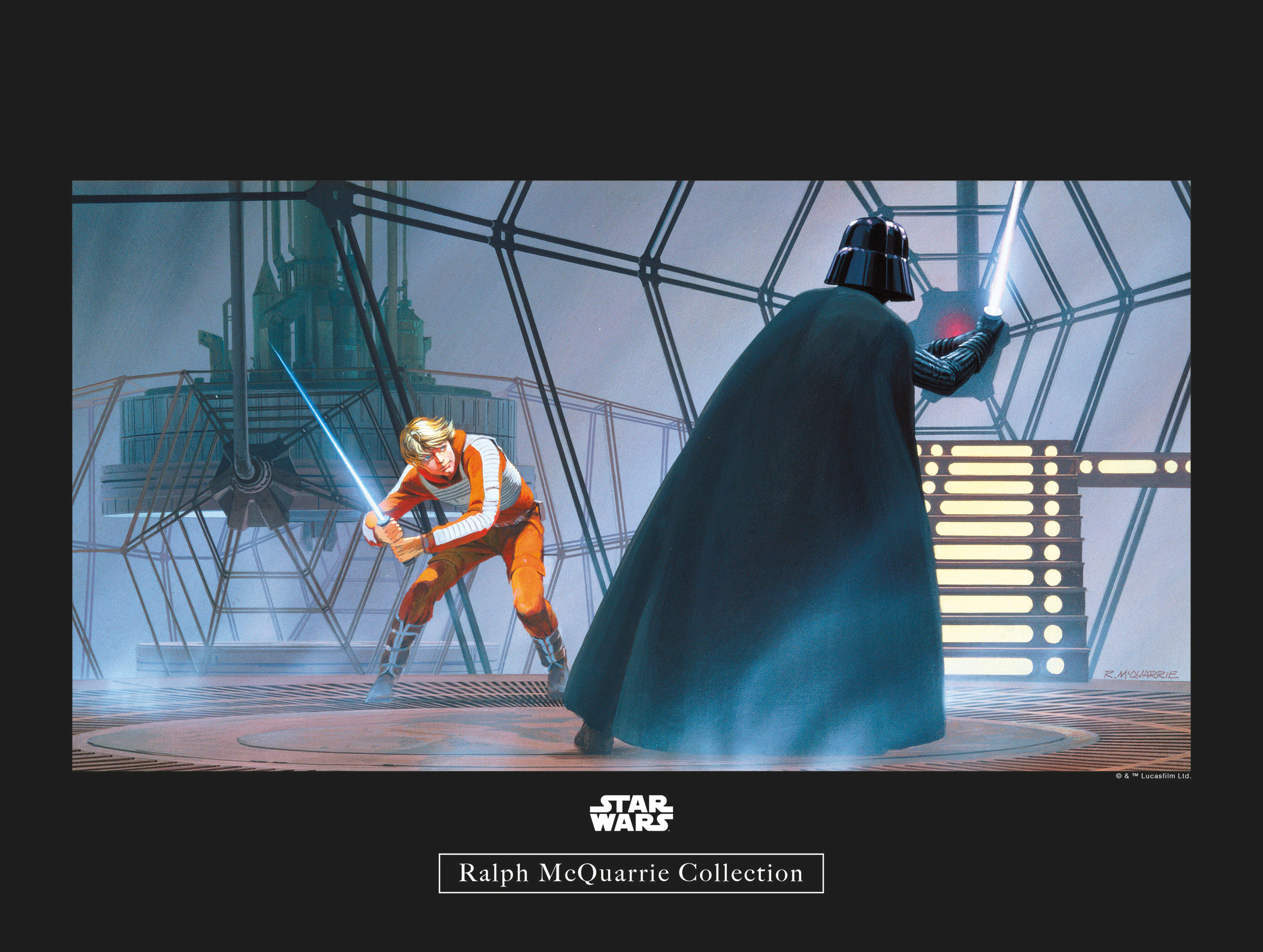 Komar Poster "Star Wars Classic RMQ Vader Luke Carbonit Room", Star Wars, ( günstig online kaufen
