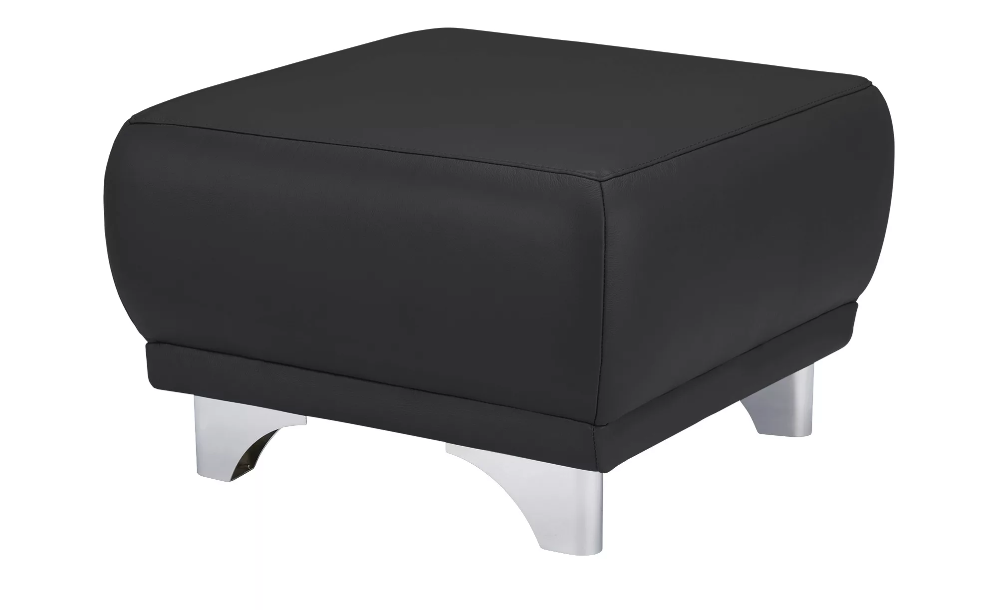 Hocker  Maranello ¦ schwarz ¦ Maße (cm): B: 66 H: 43 T: 66.0 Polstermöbel > günstig online kaufen