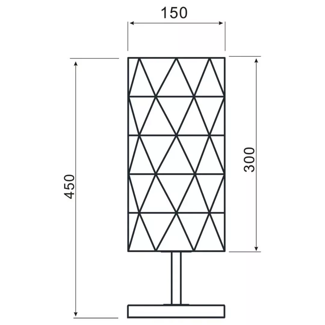 LED Tischleuchte Asterope Linear in Schwarz-Matt E27 günstig online kaufen