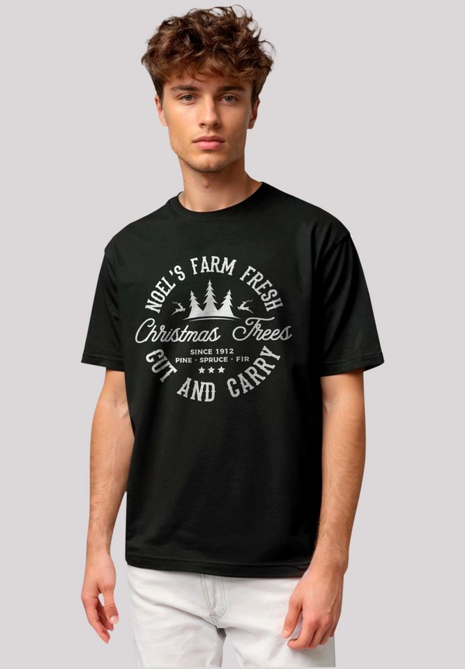 F4NT4STIC T-Shirt Weihnachts Trees Farm Retro Sign Premium Qualität günstig online kaufen