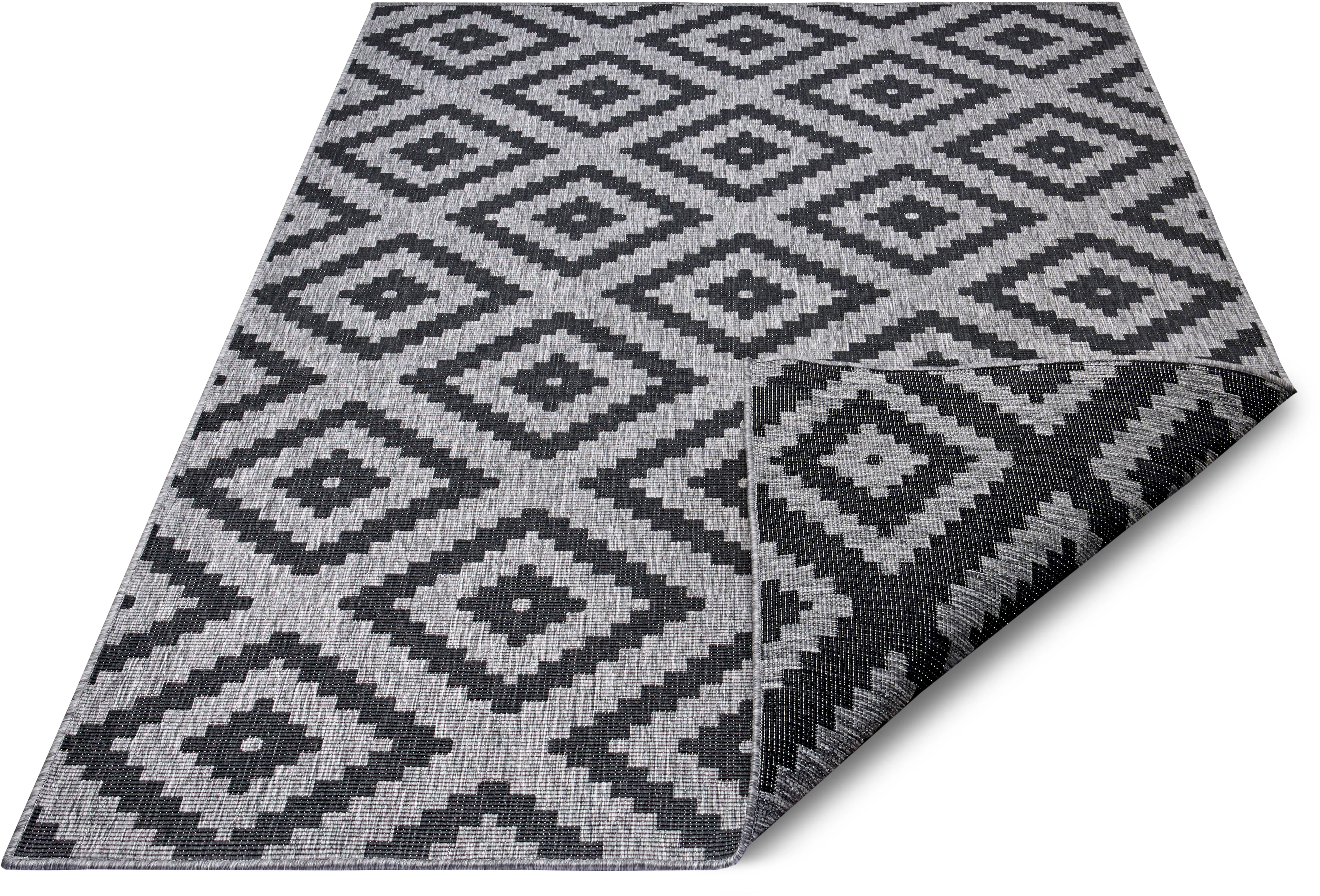 NORTHRUGS Teppich »Malta Wendeteppich«, rechteckig, 5 mm Höhe, In-& Outdoor günstig online kaufen