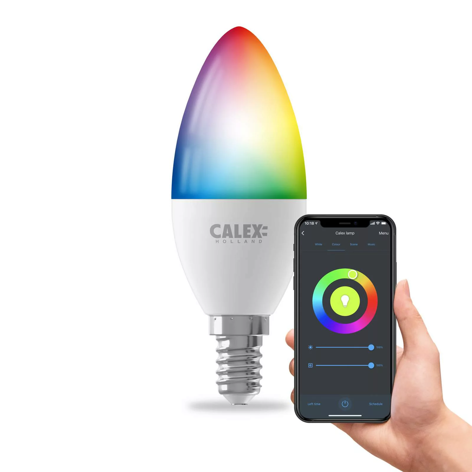 Calex Smart LED-Kerze E14 B35 4,9W CCT RGB günstig online kaufen