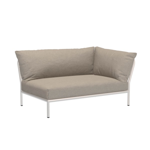 LEVEL2 Outdoor Sofa Lounge-Modul 2 Asche Weiß Rechts günstig online kaufen