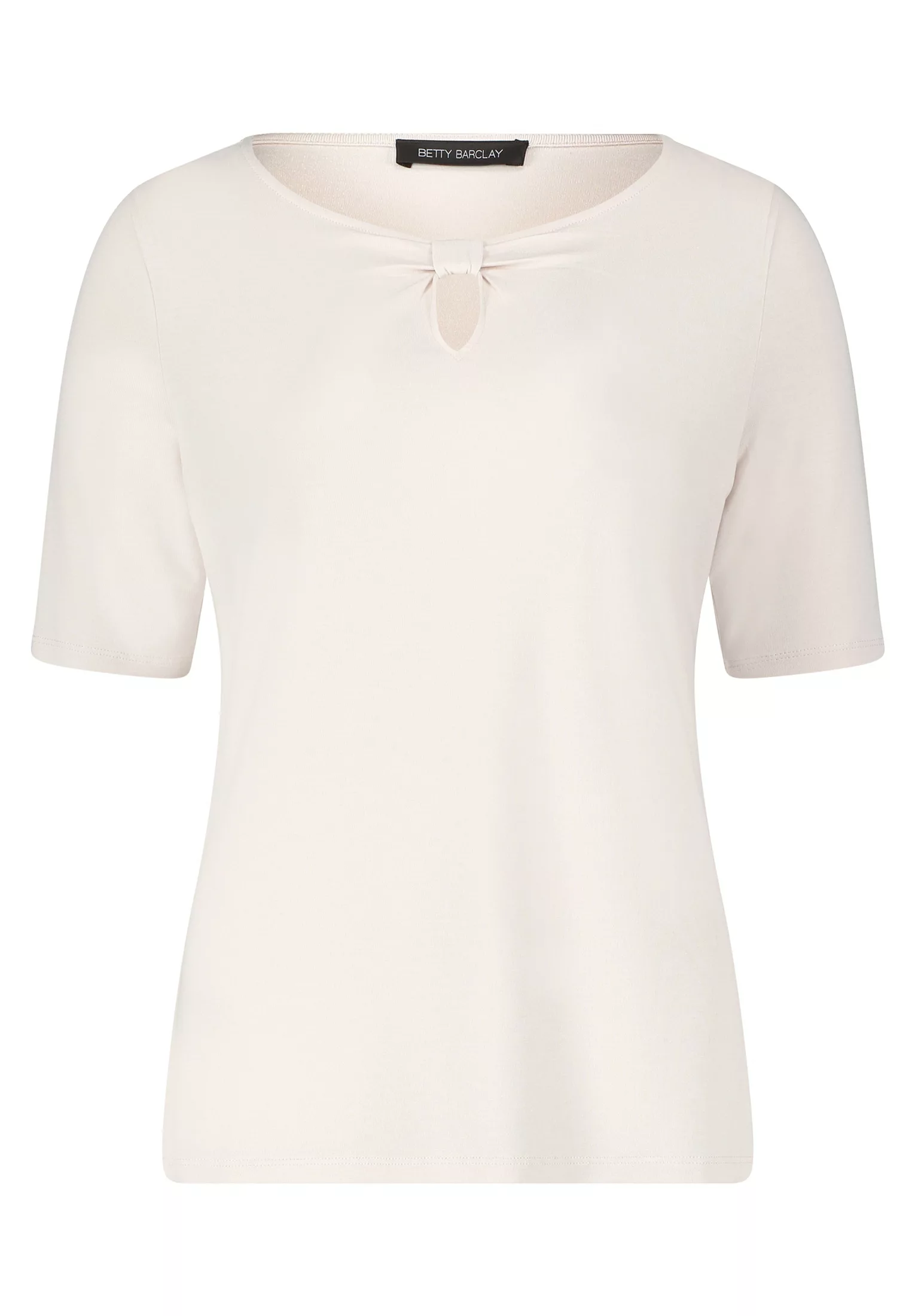 Betty Barclay Kurzarmshirt "Betty Barclay Basic Shirt mit Schleifenknoten", günstig online kaufen