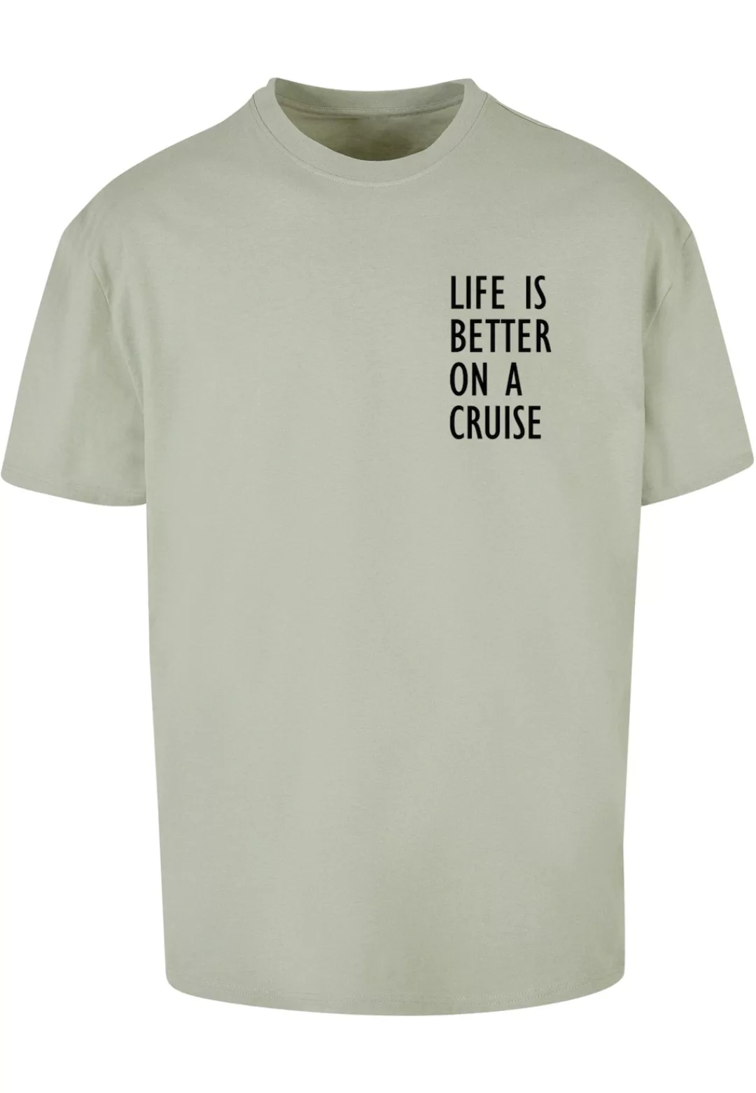 Merchcode T-Shirt "Merchcode Herren Life Is Better Heavy Oversized Tee" günstig online kaufen