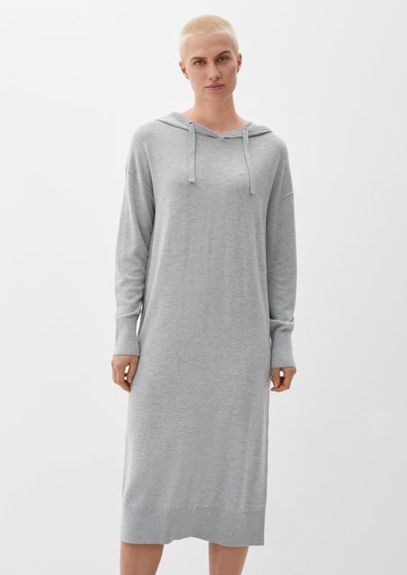 s.Oliver Minikleid Strickkleid mit Kapuze günstig online kaufen