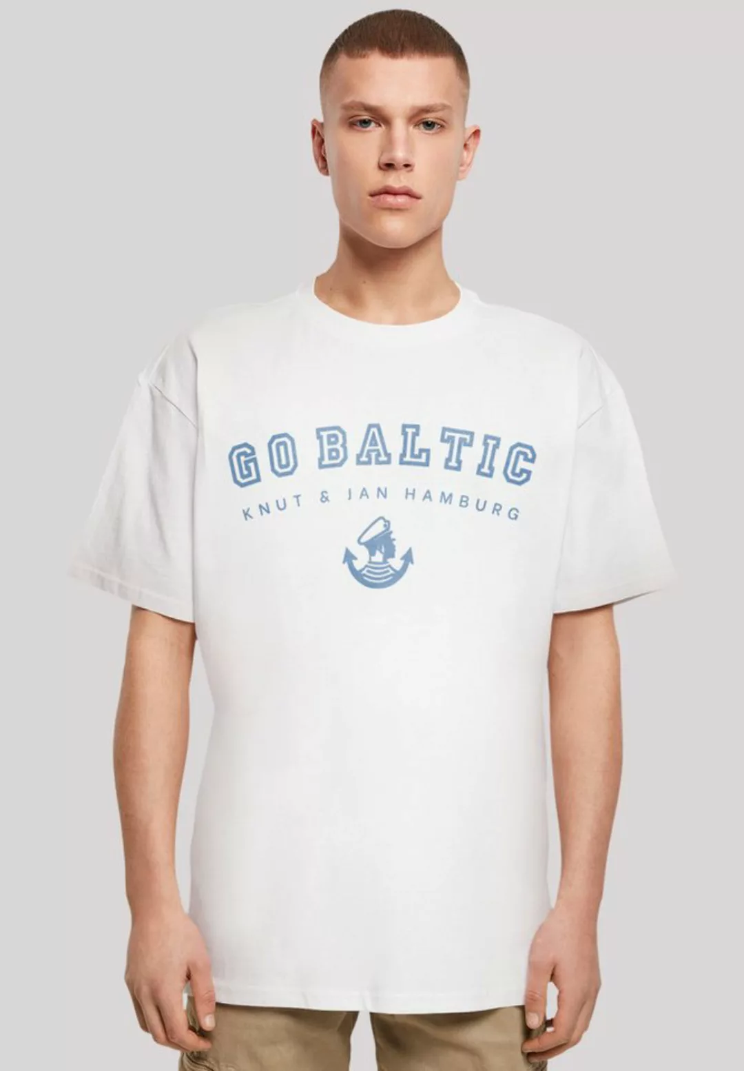 F4NT4STIC T-Shirt "Go Baltic Ostsee Knut & Jan Hamburg", Print günstig online kaufen