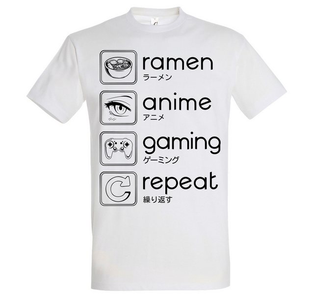 Youth Designz Print-Shirt Ramen Anime Gaming Herren T-Shirt mit lustigen Lo günstig online kaufen