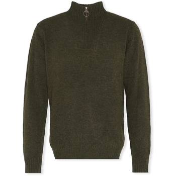 Barbour  Pullover Lambswool Half Zip Knit - Seaweed günstig online kaufen