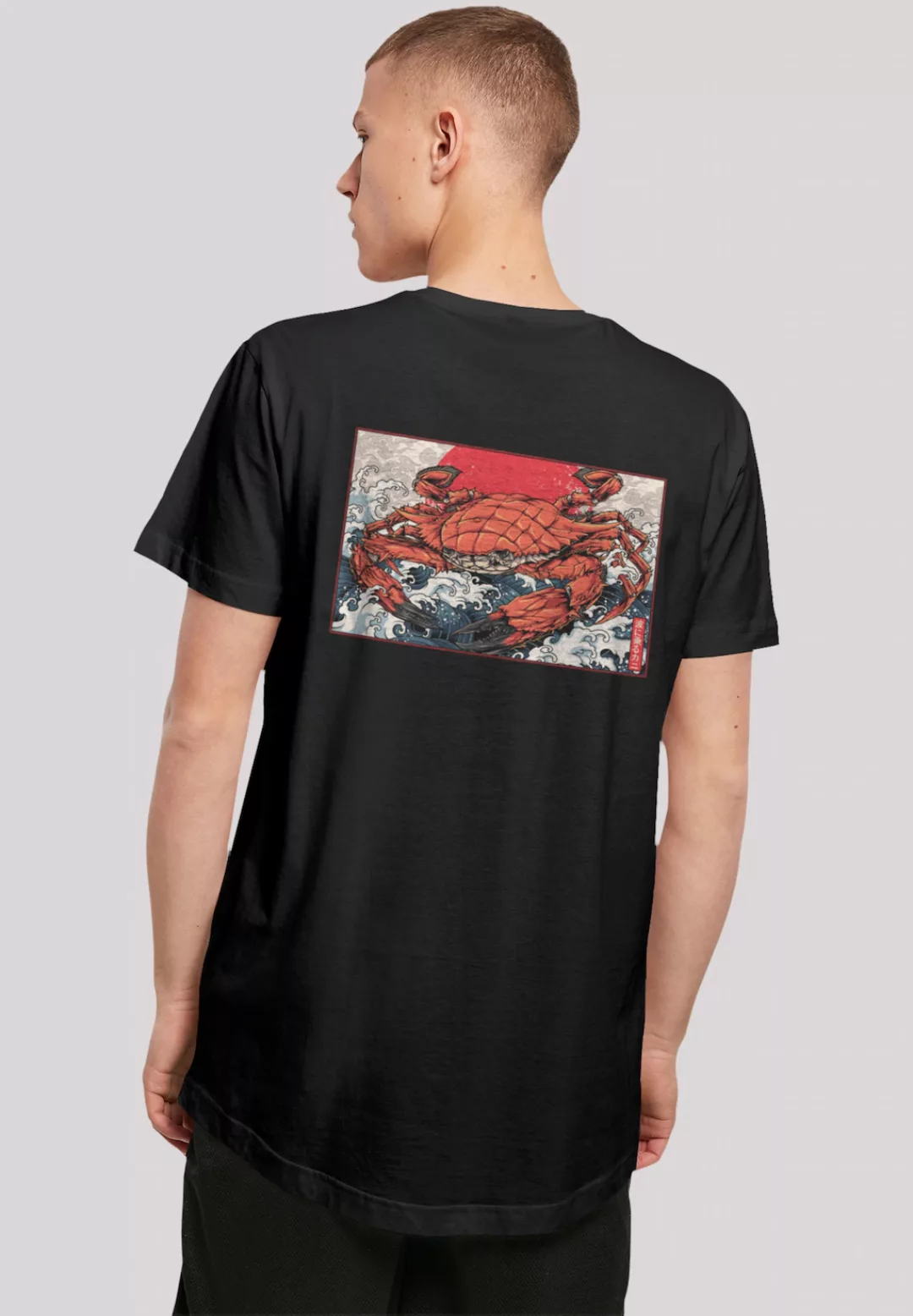 F4NT4STIC T-Shirt "Welle Crab Japan", Print günstig online kaufen