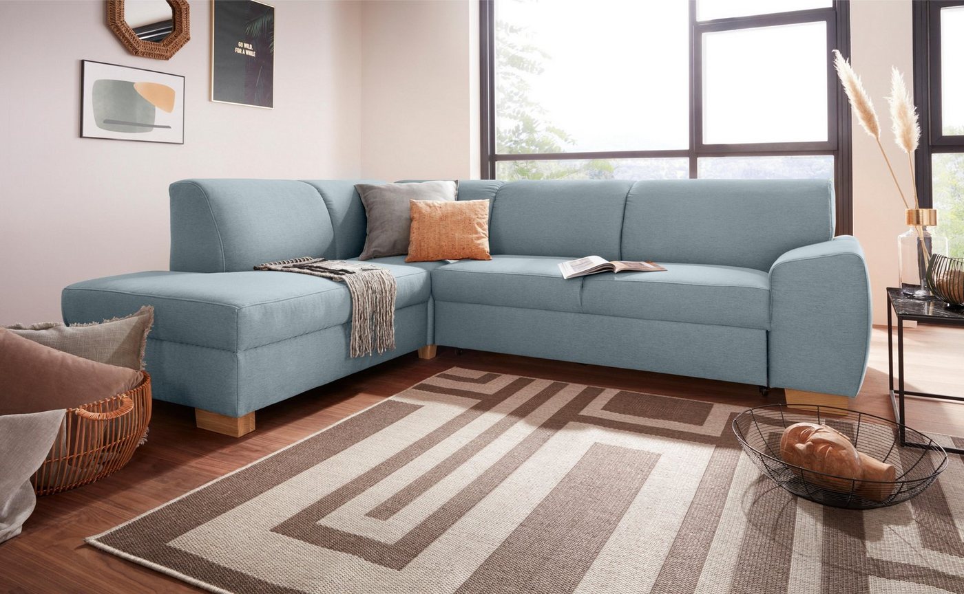 DOMO collection Ecksofa "Incanto L-Form", wahlweise mit Bettfunktion günstig online kaufen