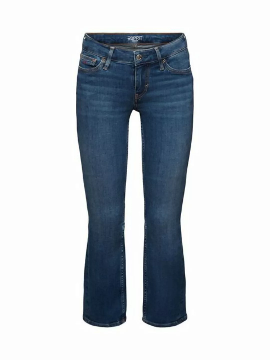 Esprit 7/8-Jeans Bootcut Jeans in Cropped-Länge mit niedrigem Bund günstig online kaufen
