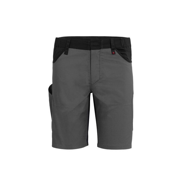 Qualitex Workwear Arbeitsshorts Qualitex Shorts X-Serie grau/schwarz, Gr. 6 günstig online kaufen