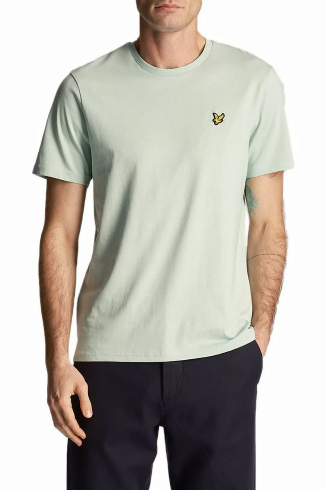 Lyle & Scott T-Shirt Aus 100% Baumwolle Gerader Schnitt günstig online kaufen