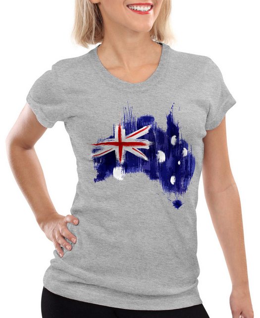 style3 T-Shirt Flagge Australien Fußball Sport Australia WM EM Fahne günstig online kaufen