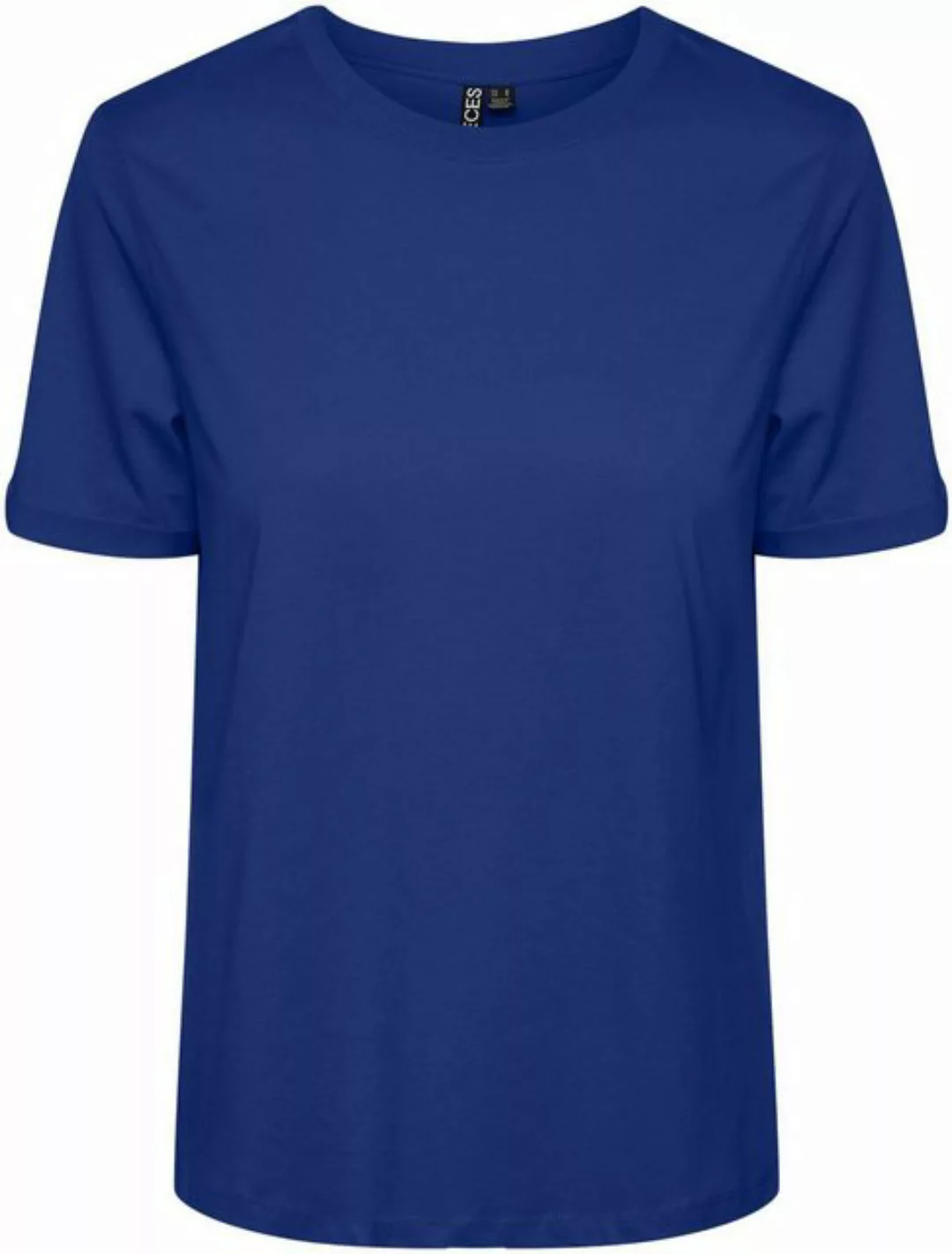 pieces Rundhalsshirt PCRIA SS FOLD UP SOLID TEE NOOS BC günstig online kaufen