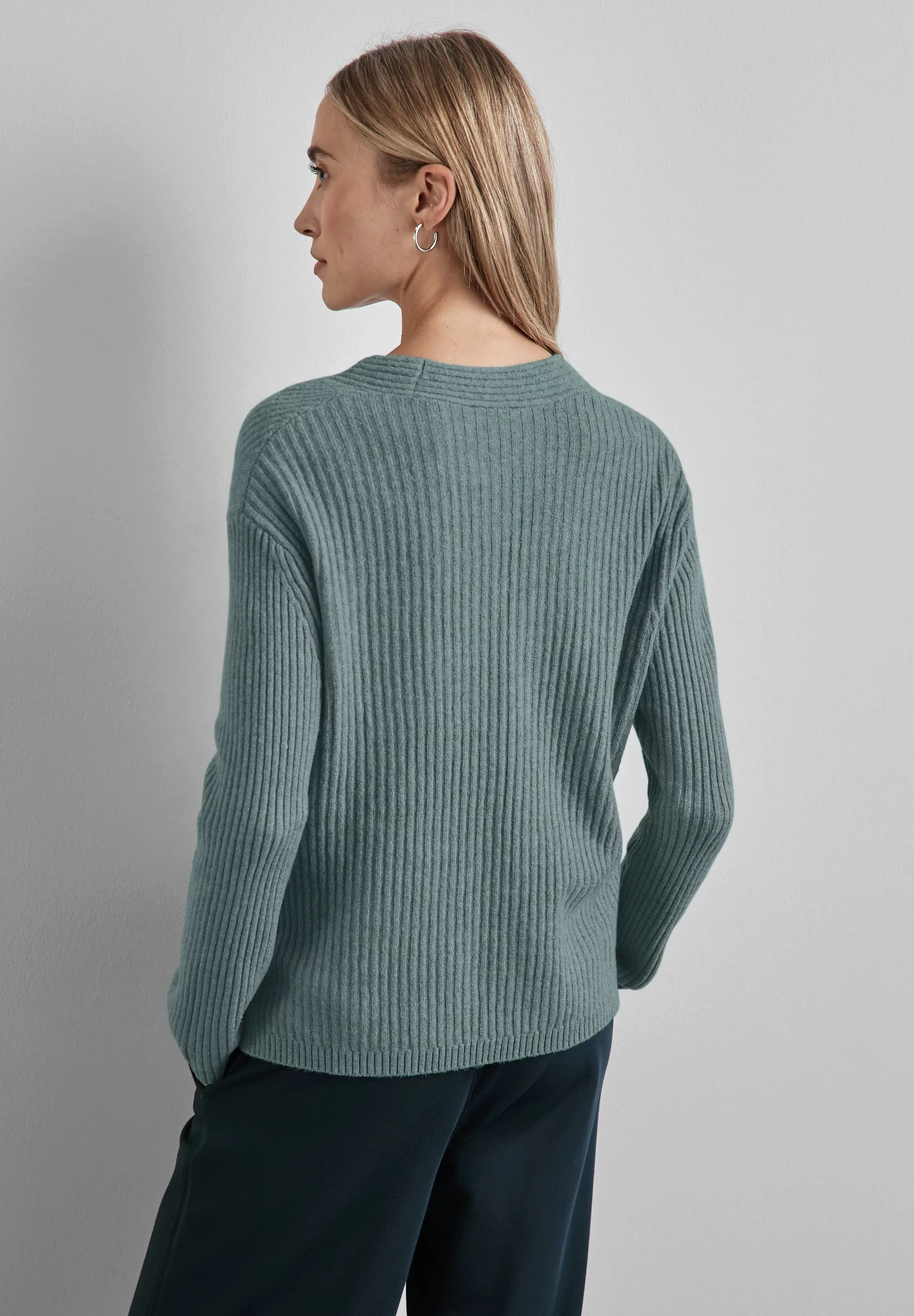 STREET ONE Strickpullover, Rundhalsausschnitt günstig online kaufen