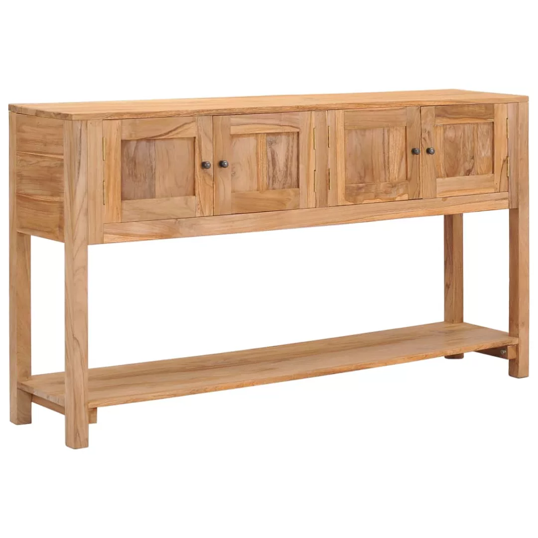 Sideboard 140×30×75 Cm Teak Massivholz günstig online kaufen