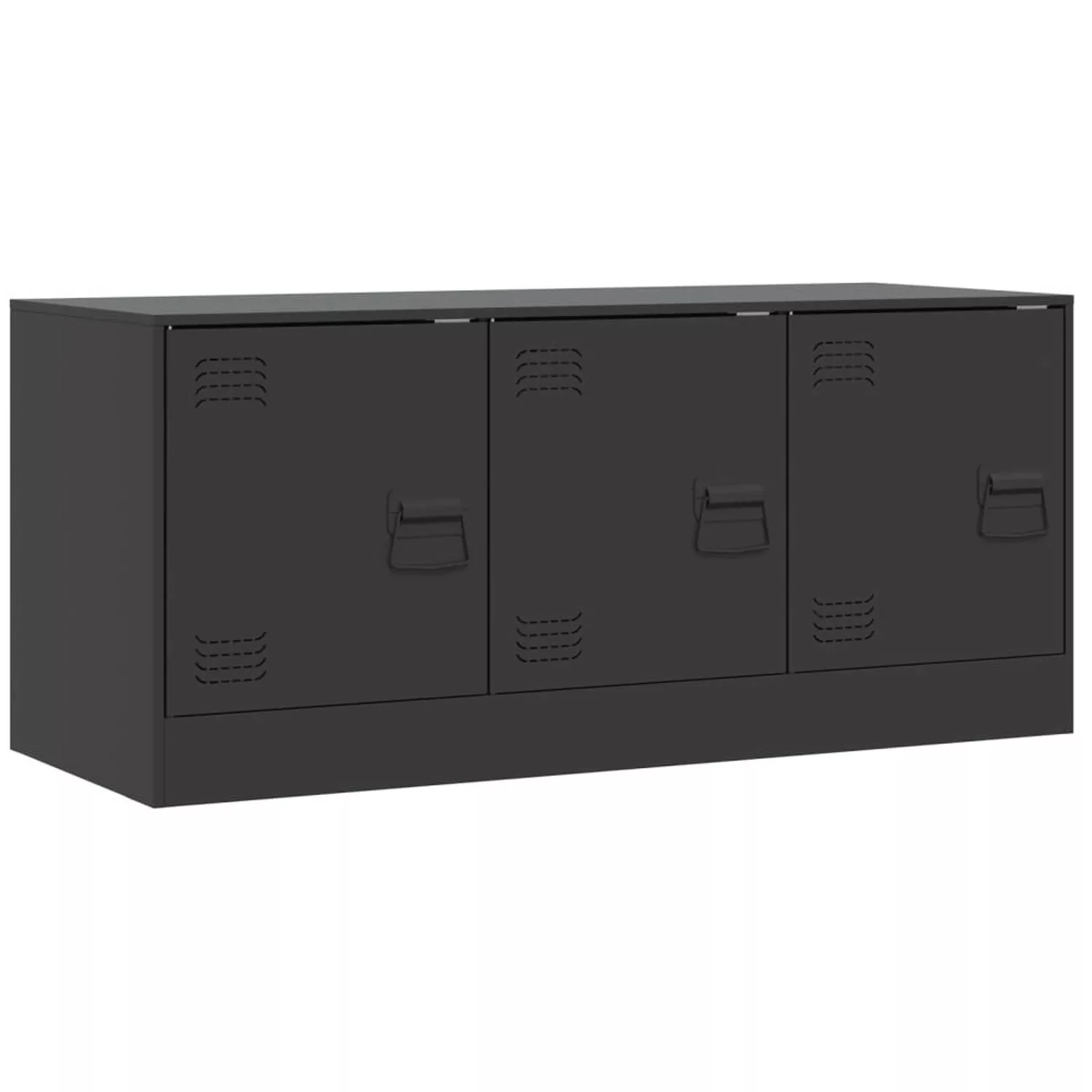 vidaXL TV-Schrank TV-Schrank Schwarz 99x39x44 cm Stahl günstig online kaufen