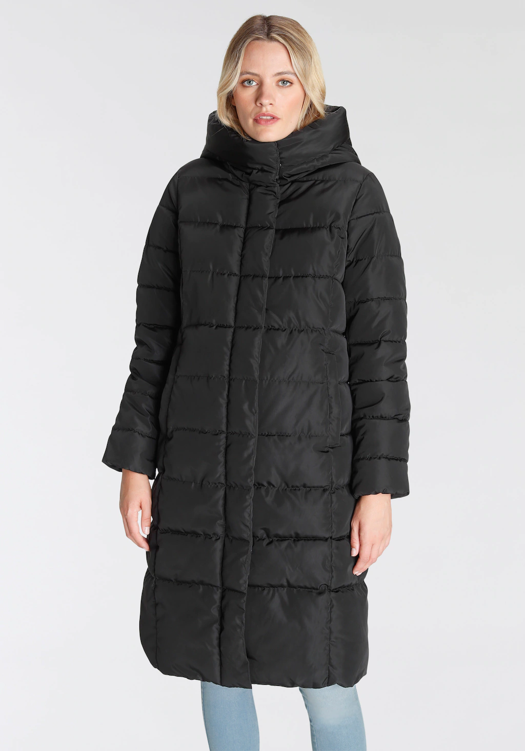 ONLY Steppmantel "ONLTINA PUFFER X LONG COAT OTW", mit Kapuze günstig online kaufen