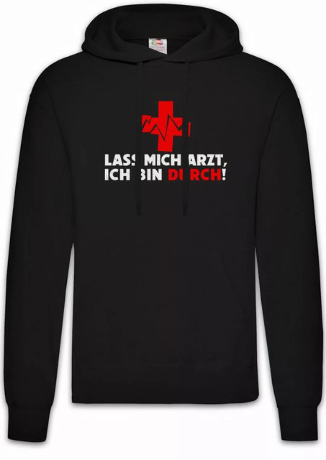 Urban Backwoods Hoodie Arzt A Herren Hoodie Rotes Notarzt Kreuz Doktor Notf günstig online kaufen